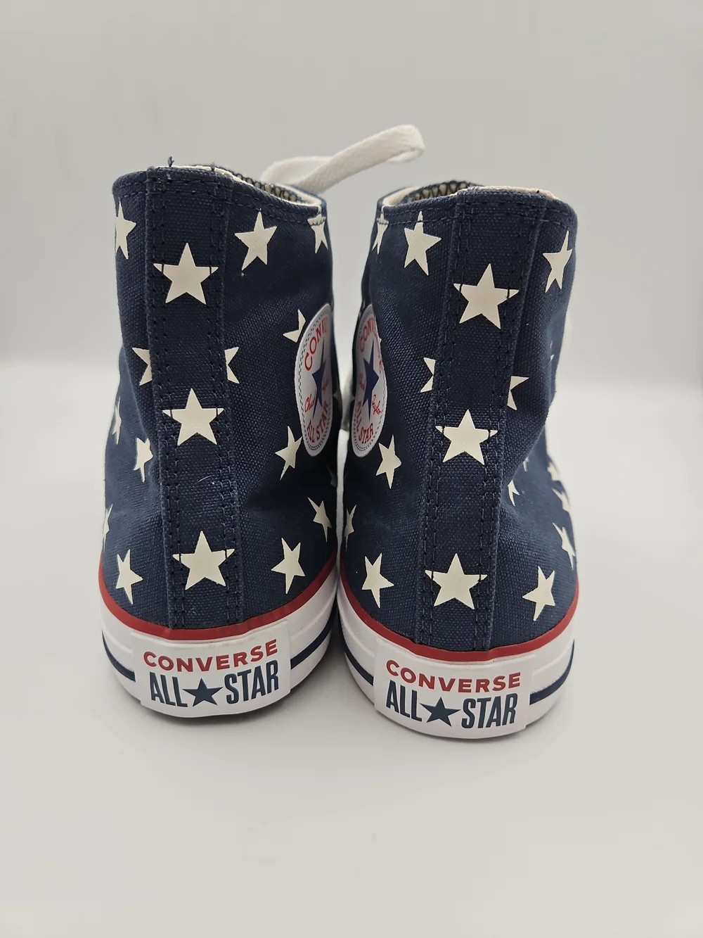 Converse High-Top Star Canvas Sneakers - Navy & White - Picture 5 of 8